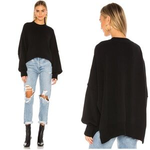 Free People Easy Street Tunic Black Size Large